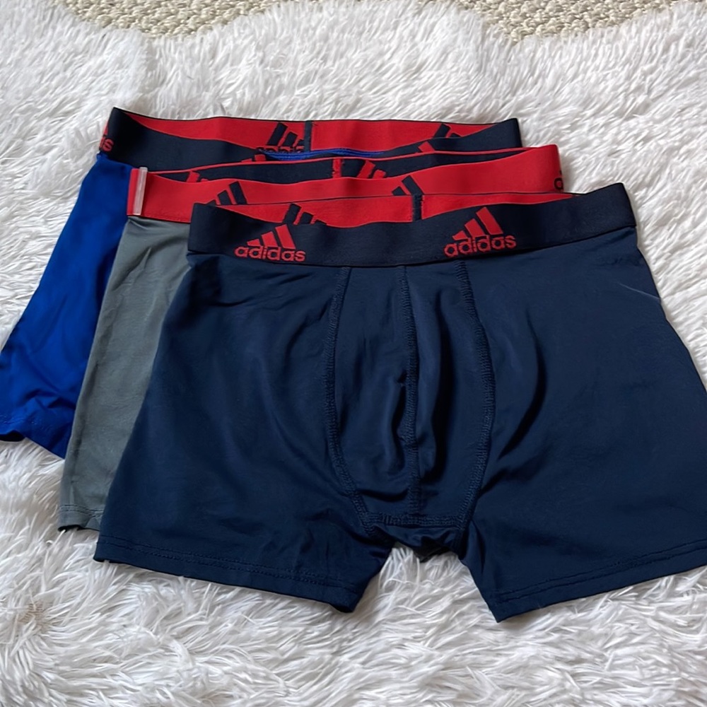 (3) Adidas Boy's Aeroready Underwear Boxer Briefs